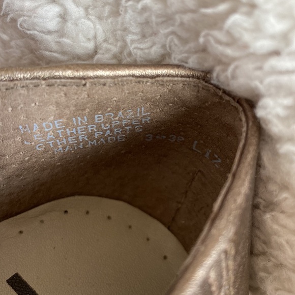 Trotters Liz woven metallic leather loafers size 10S - Picture 9 of 11